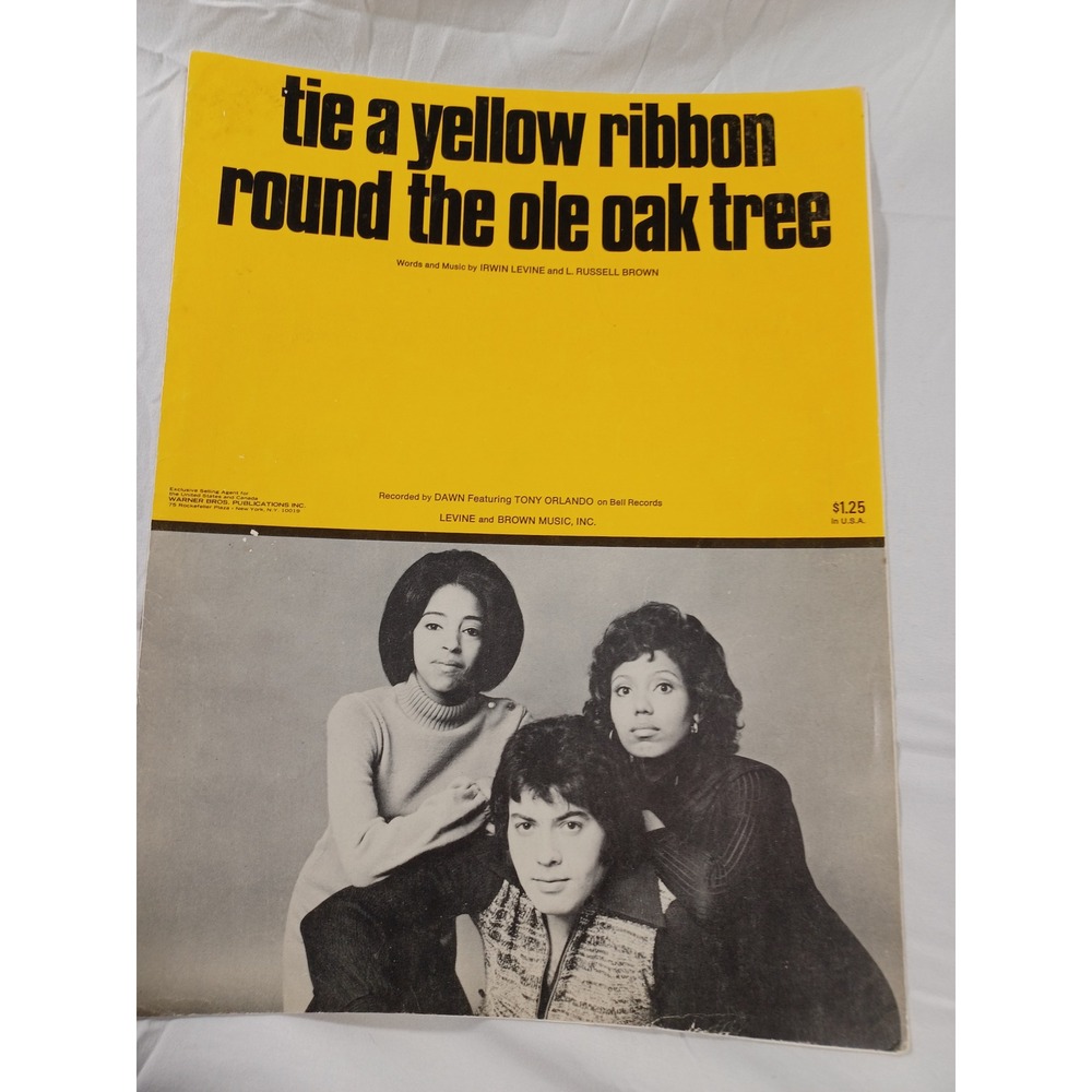 Vintage Lot Of Sheet Music 70s‎ & 60s, My Way,  Goldfinger,  Tie A Yellow Ribbon